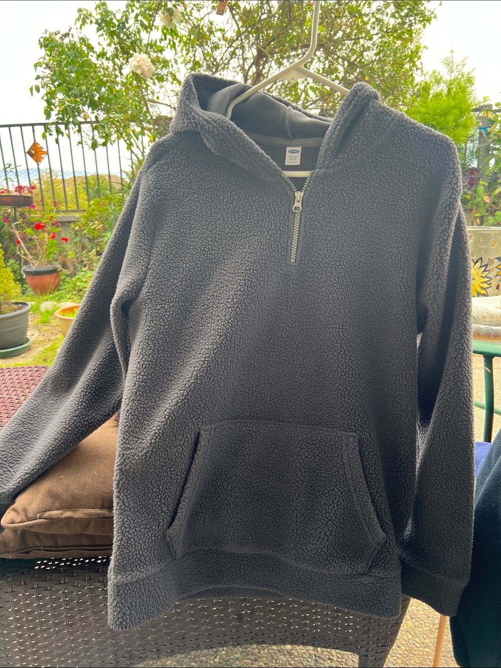 Youn Kids Old Navy Sherpa Half-Zip Hoodie Sweater